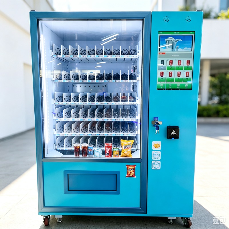 Vending Machine Qr Code - ตู้จำหน่ายขนมแบบหน้าจอสัมผัส ตู้จำหน่ายสินค้าอัตโนมัติพร้อมระบบชำระเงินด้วย QR Code ตู้จำหน่ายขนมอัตโนมัติ FL