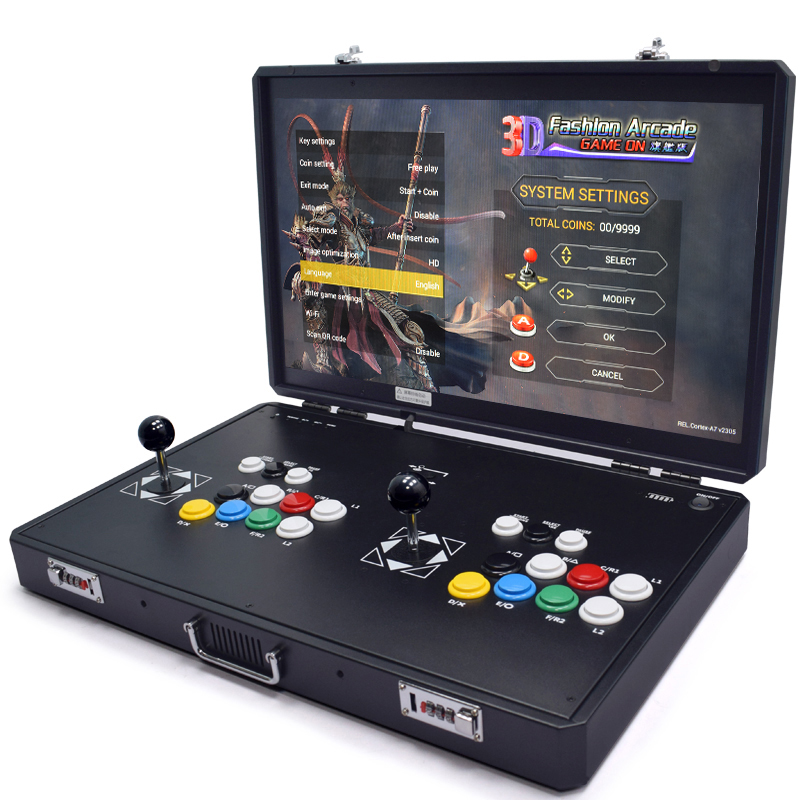 Arcade Game Cabinet - PANDORA H3 24นิ้วจอแอลซีดีคอนโซลอาเขต, 23000เกม, บอร์ดผู้เล่น PCB