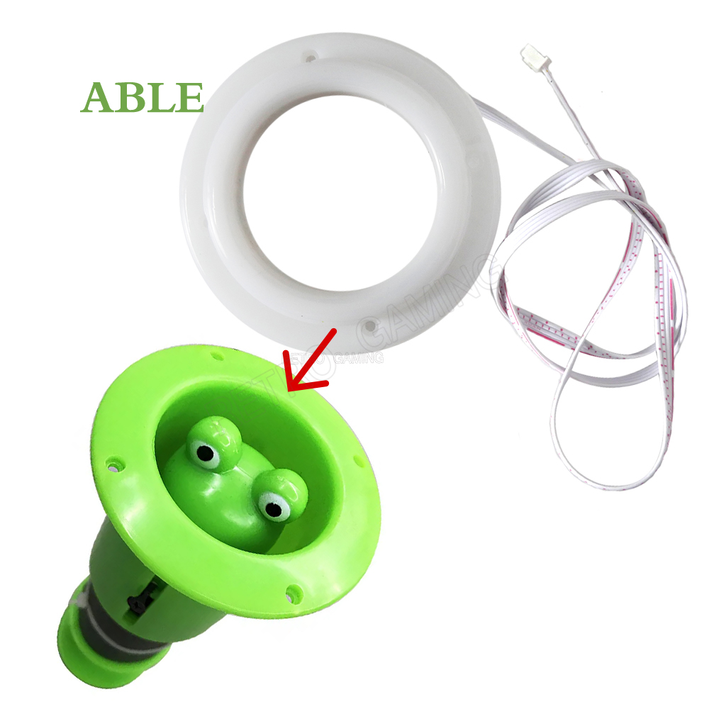 Coin Operated Kiddie Ride - 1ชิ้นแหวน LED สำหรับการกดปุ่มหัวเมาส์สำหรับเด็กที่ใช้เหรียญอาร์เคด Whac-A-mole กดเมาส์/ค้อนตีชิ้นส่วนเครื่องเกมกบ