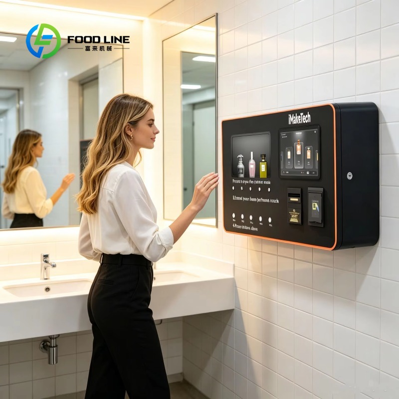 Vending Machine Qr Code - ตู้จำหน่ายน้ำหอมแบบสเปรย์อัตโนมัติ สแกนคิวอาร์โค้ด สำหรับห้างสรรพสินค้า สถานีรถไฟฟ้าใต้ดิน และพื้นที่ข้ามพรมแดน