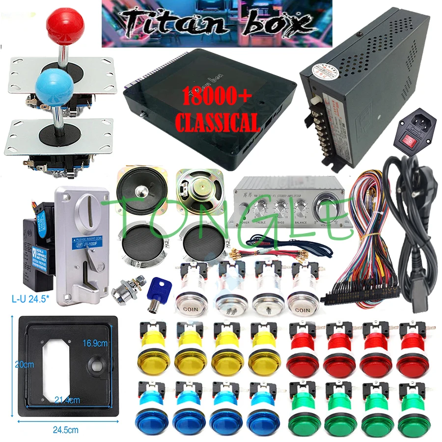 Arcade Game Cabinet - ผู้เล่น 2 คน Titan Box 18000
