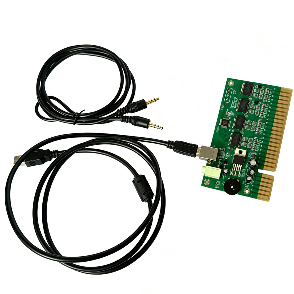 Usb Game Board Jamma - บอร์ดแปลงสัญญาณ USB ฟังก์ชั่นสแตนเลสสำหรับ PC Jamma รองรับภาษาอังกฤษ