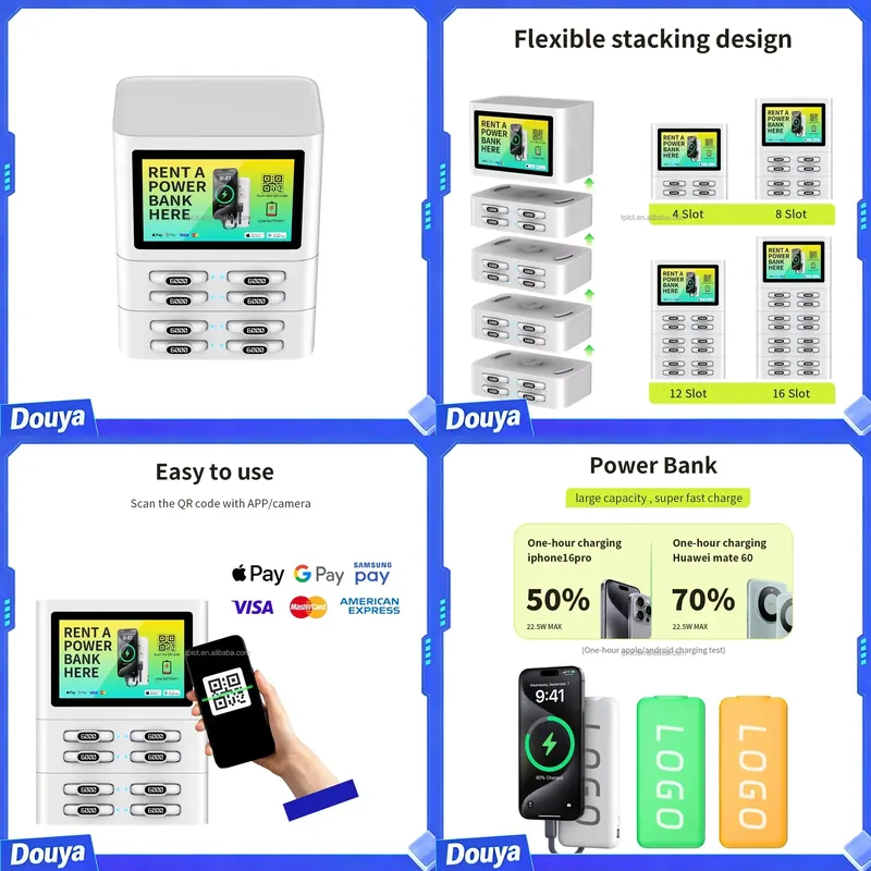 สถานีชาร์จแบตเตอรี่มือถือแบบสแ - Vending Machine Qr Code บทวิจารณ์และราคา