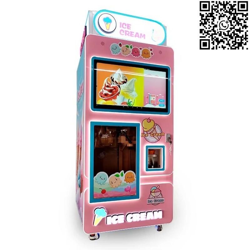 เครื่องจำหน่ายไอศกรีมอัตโนมัติ - Vending Machine Qr Code บทวิจารณ์และราคา