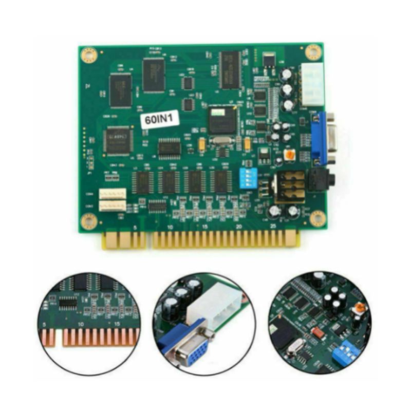 บอร์ดเกมอาร์เคด PCB แบบมัลติเค - Usb Game Board Jamma บทวิจารณ์และราคา