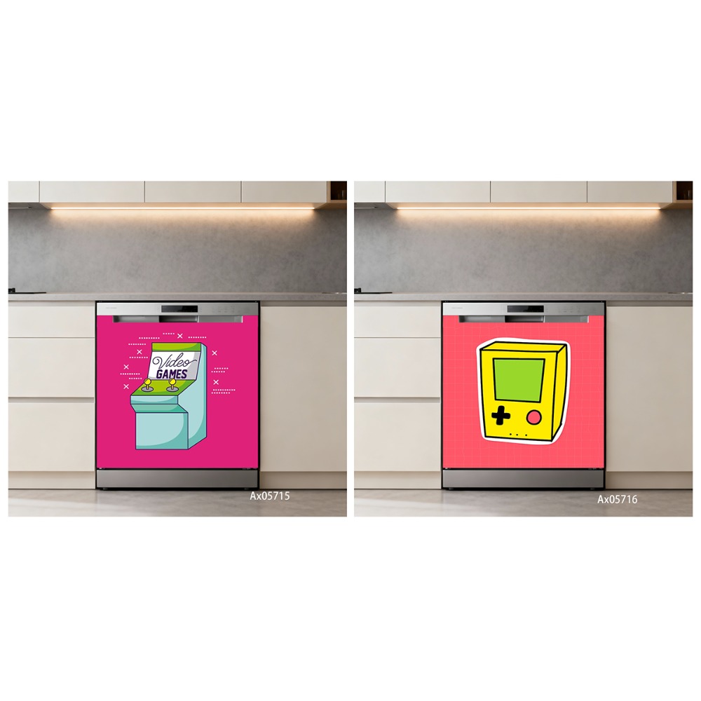 สติกเกอร์ติดเครื่องล้างจานลายก - Arcade Game Cabinet บทวิจารณ์และราคา